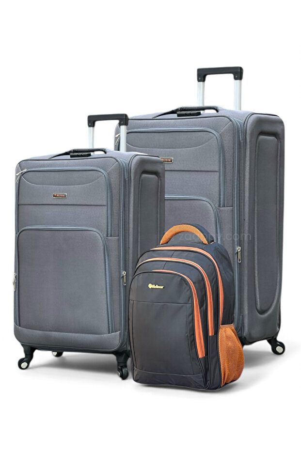Soft Material 20 Inch(7-10kg) & 24 Inch(20-25kg) Luggage - Stylish Backpack Combo
