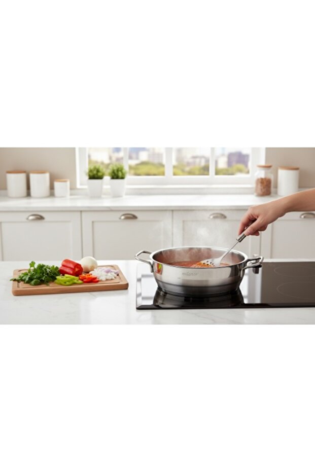 Aster 24 cm Basık Tencere - 2