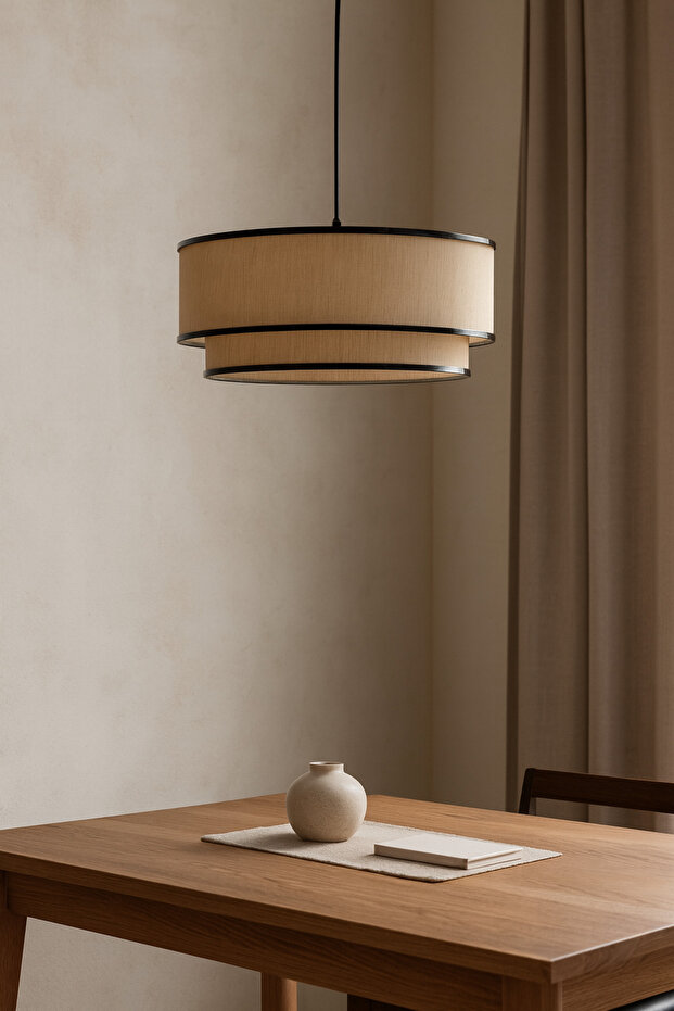 Krem Rustic Sarkıt Avize - 1