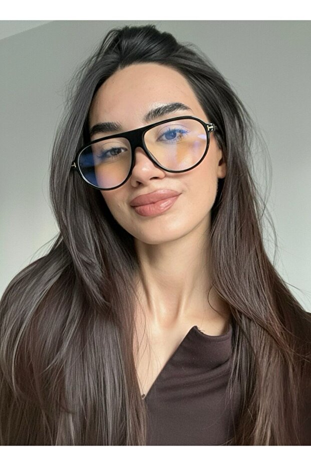 نظارات ماركوس بلاك بايلوت للحماية من الضوء الأزرق للجنسين، موديل شعبي من الزجاج البصري المتوافق مع نظارات دامب موديل