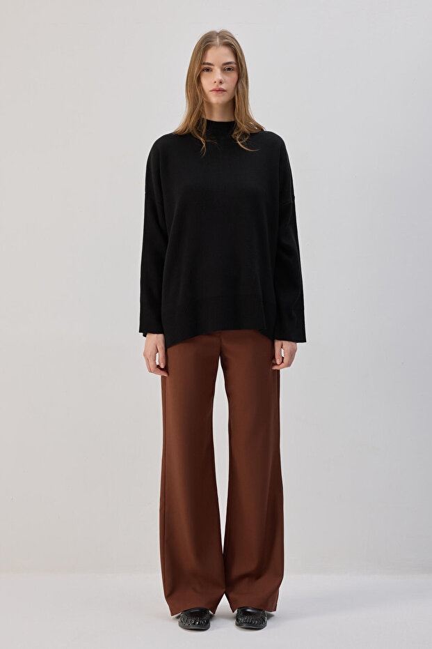 DİK YAKA BASIC TRİKO KAZAK - 3