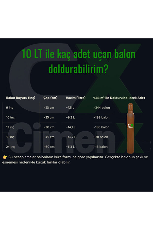 Helyum Uçan Balon Set - 2