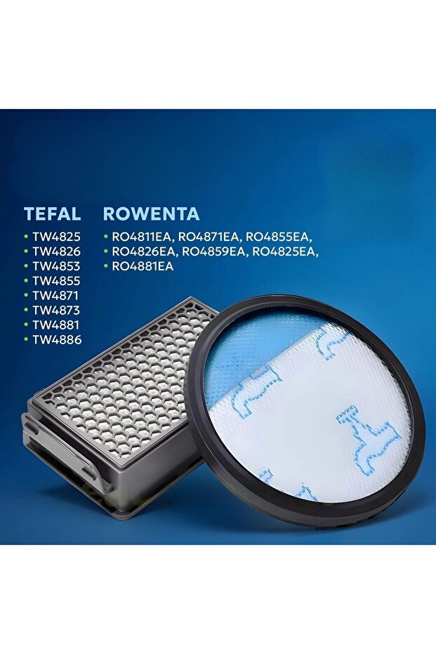 مجموعة فلتر المكنسة الكهربائية المتوافقة مع تيفال TW4826