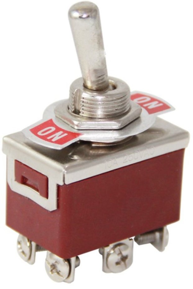 Toggle Switch 6P On-Off Ø12mm (Ic-157)