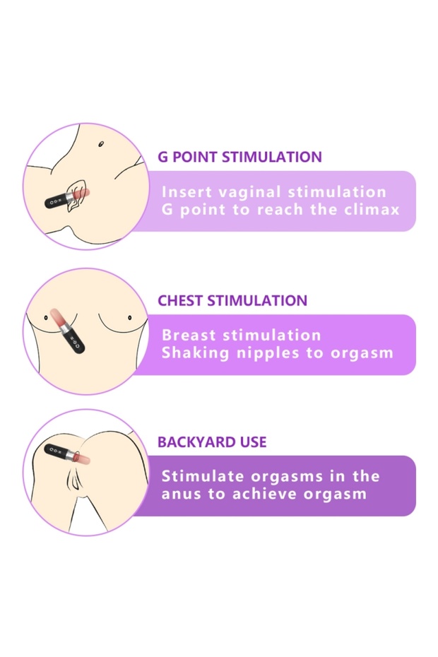 AMY RUJ ŞEKLİNDE MİNİ VİBRATÖR - 4