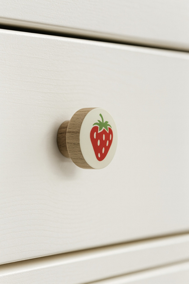 Çilek - Ahşap Kulp - 1