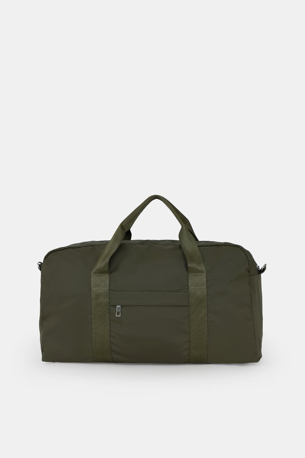 Khaki Sports Women & Men Sports Bag, Unisex Sports Fitness Gym Bag with Parachute Fabric Front Pocket
