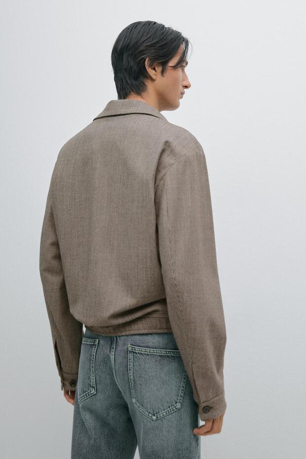 100% wool houndstooth jacket - 3
