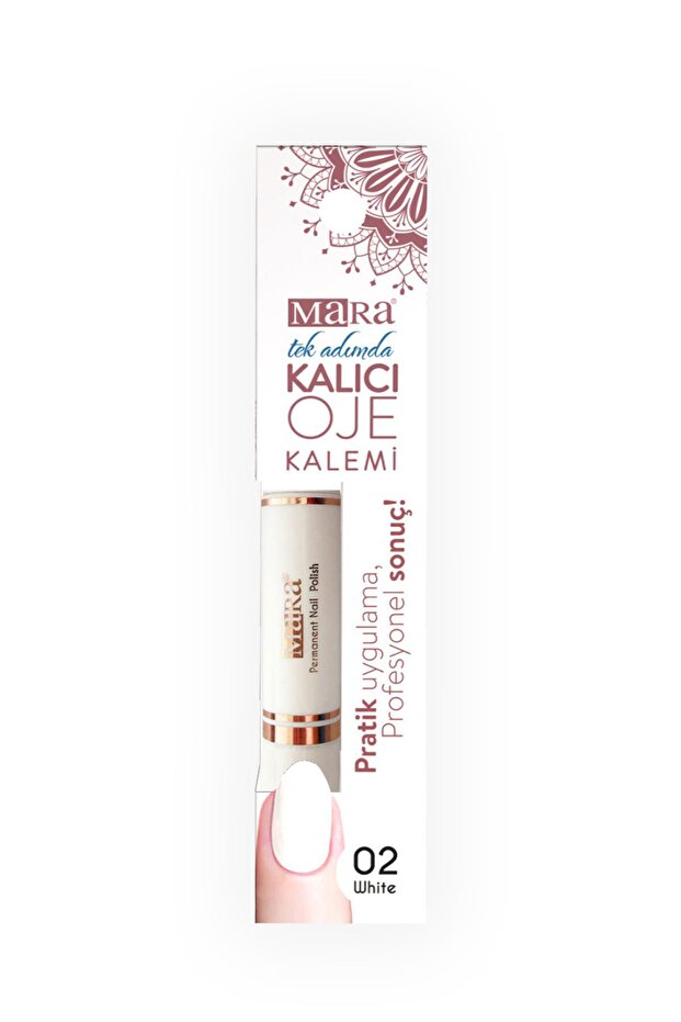 Kalıcı Oje Kalemi 02 White - 1