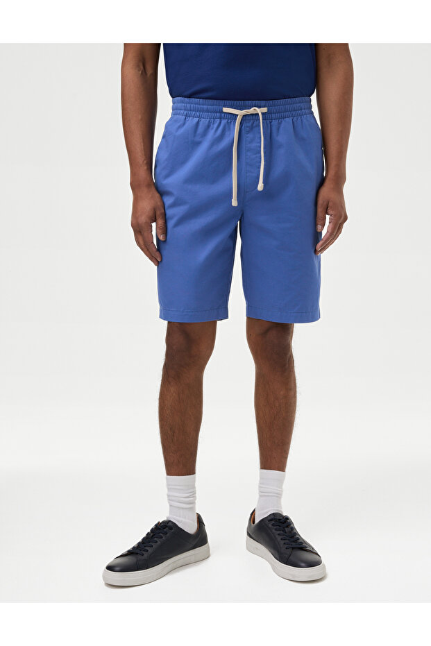 Saf Pamuklu Regular Fit Şort - 2