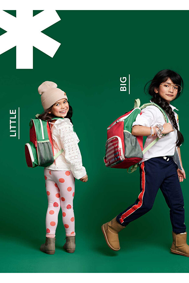 Strawberry Patterned Children's Backpack - 4