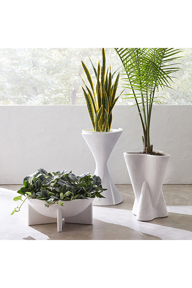 Hans Beyaz Saksı - 3