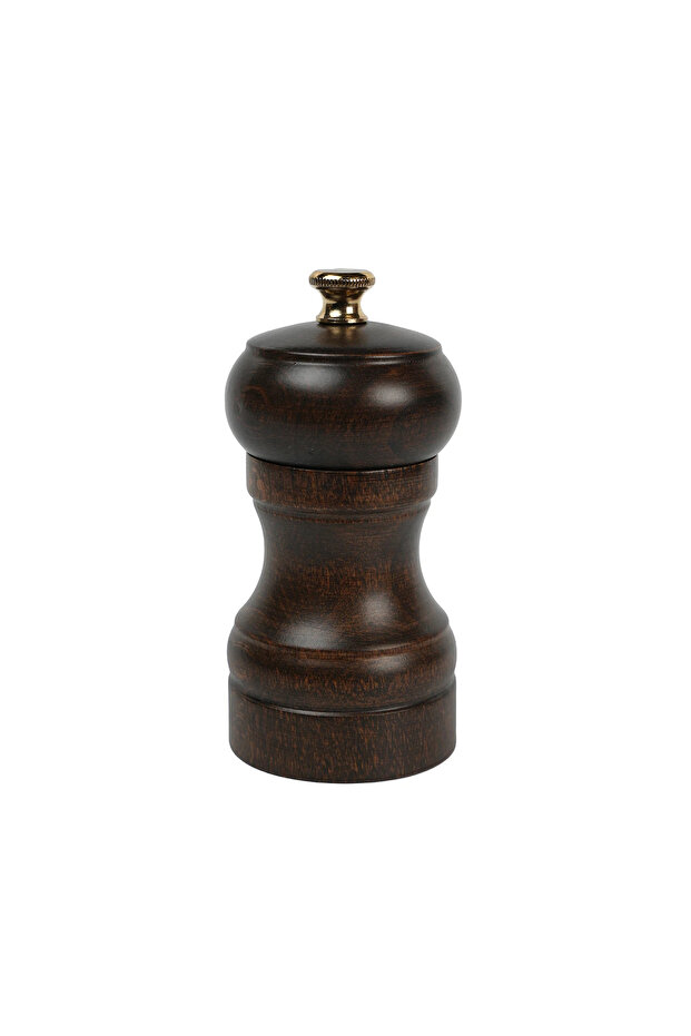 Brown Wooden Salt and Pepper Hand Mill Grinder 1 Piece 10 cm
