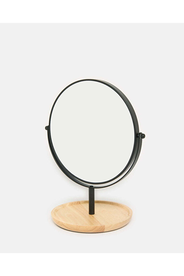 مرآة مزدوجة الجوانب باللون الأسود غير اللامع - 2