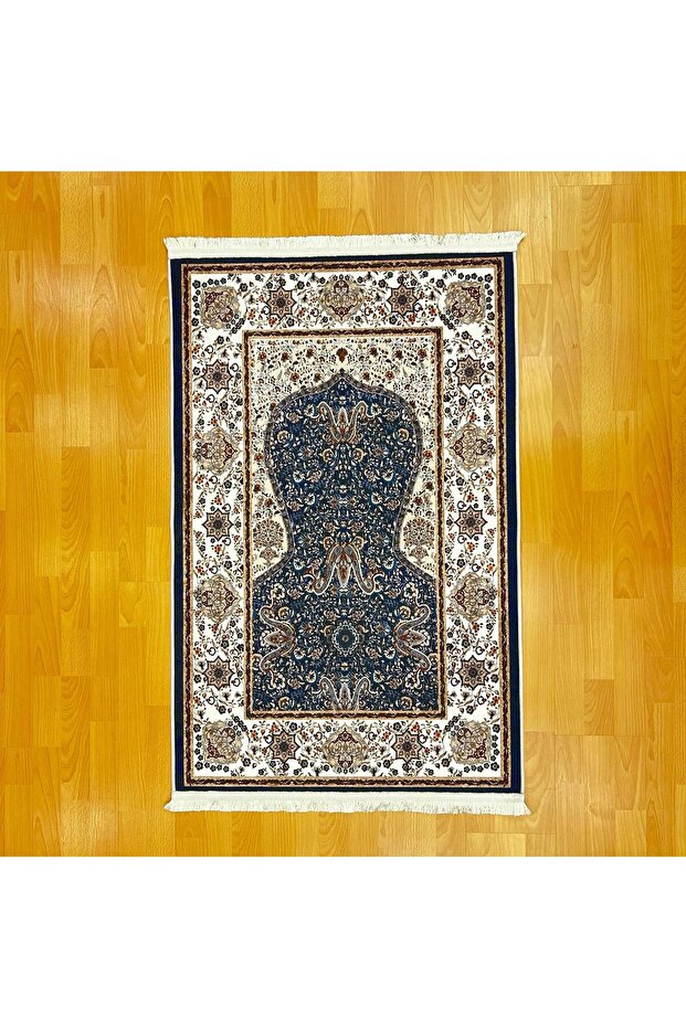 Luxury Mihrap Turkish Motif Digital Print Prayer Rug