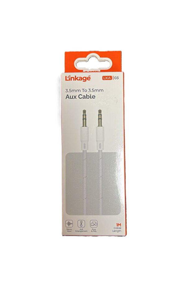 كابل AUX من LINKAGE بطول 3.5 مم إلى 3.5 مم (1 متر)