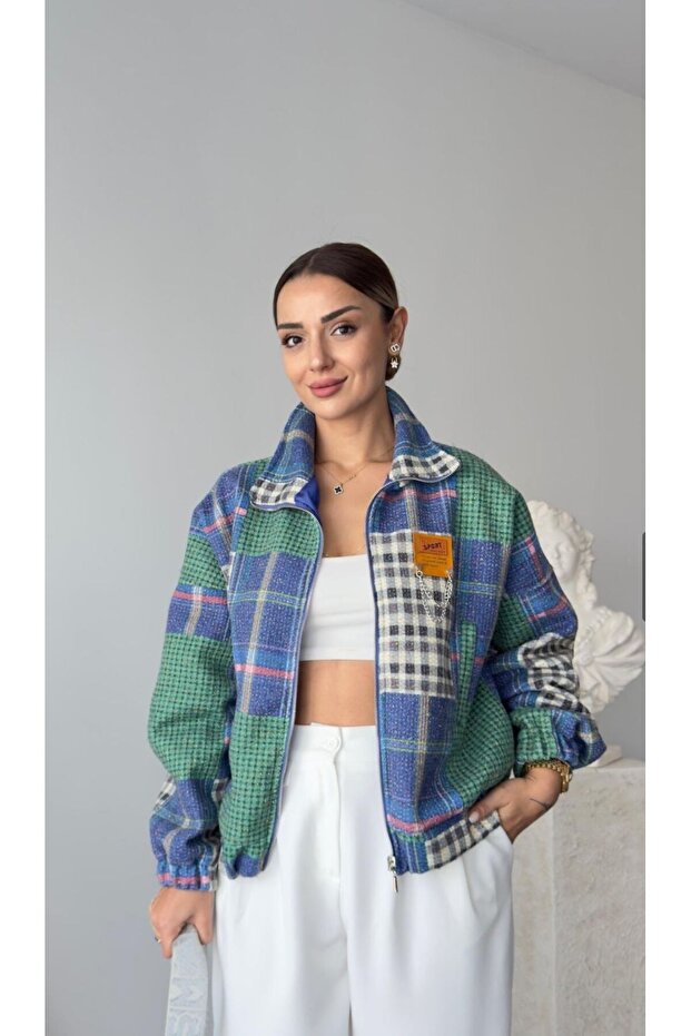 Matia Astarlı Ekose Mont - 1