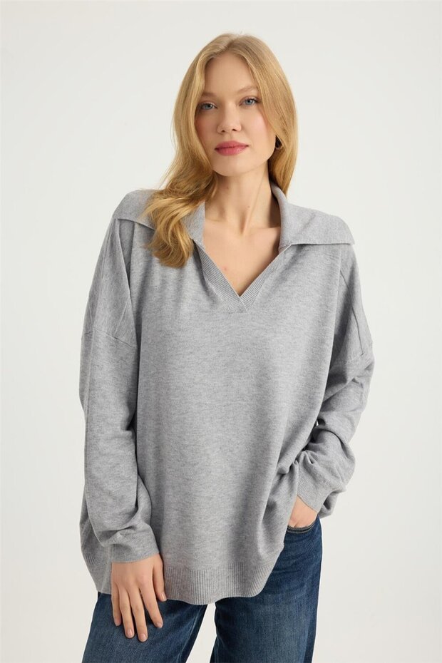 Geniş Kesim Triko - 1