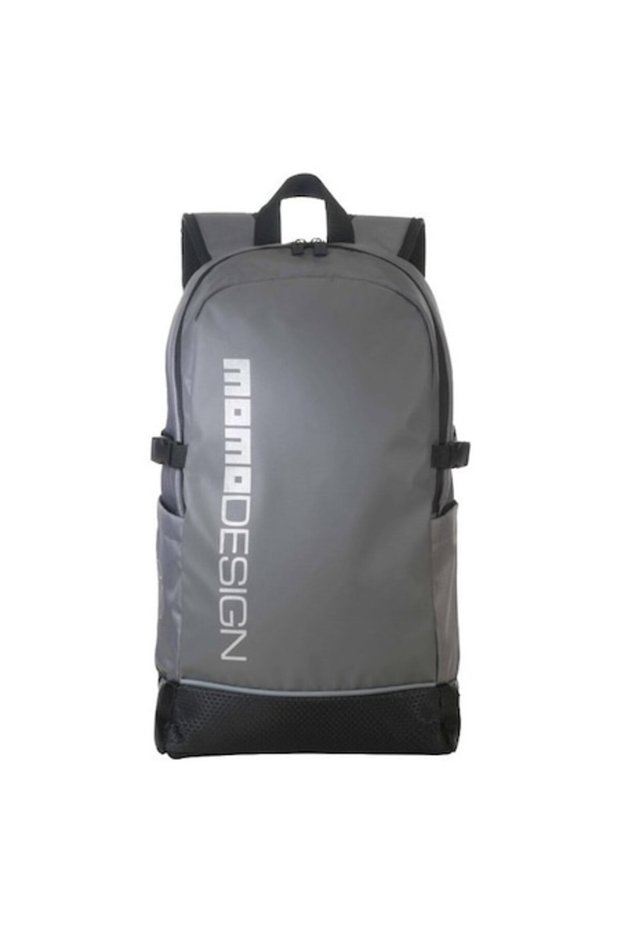 Backpack, Gray, Reflective Elements, 28x48x14 cm