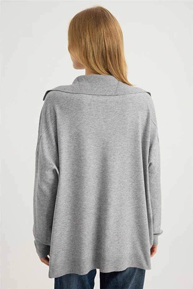 Geniş Kesim Triko - 5