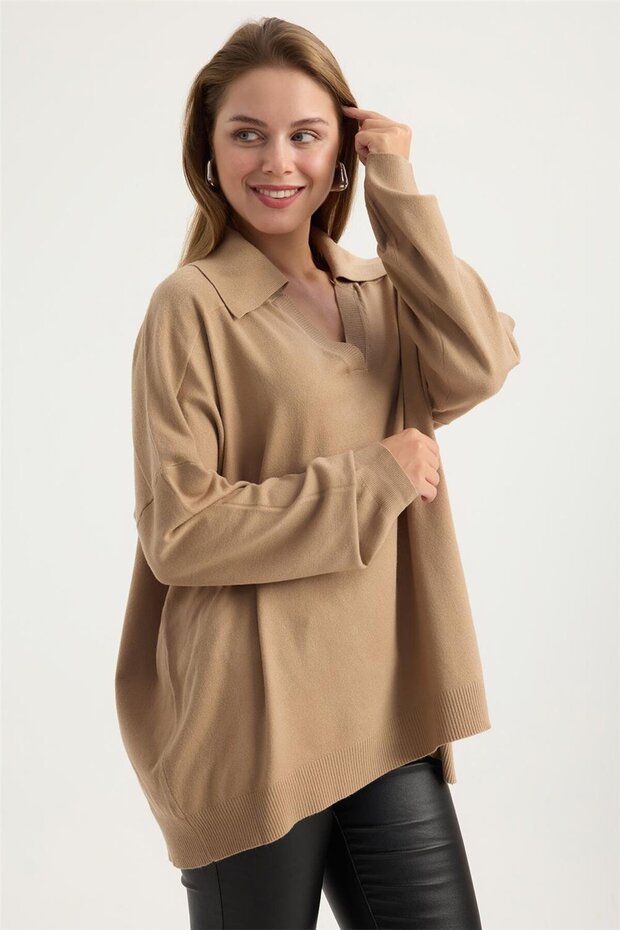 Geniş Kesim Triko - 3