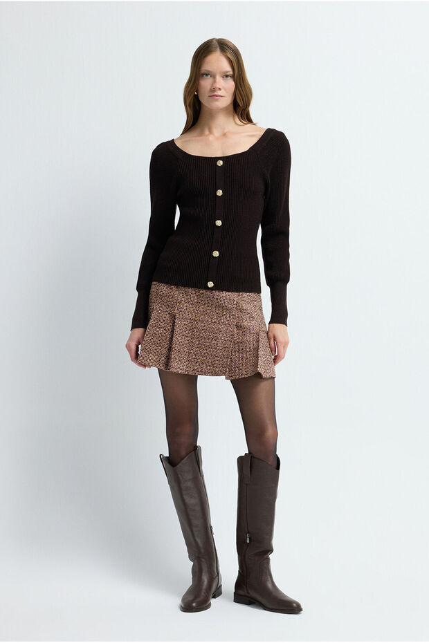 Simli Triko Hırka - 3