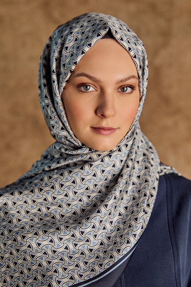 Sarmal Desen İpek Şal - 1