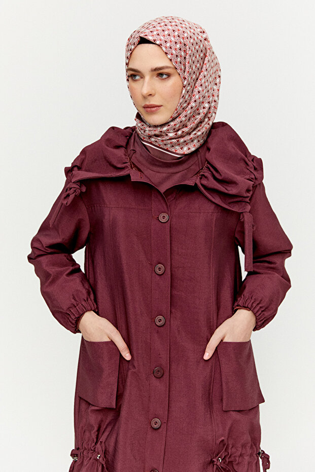 Denizci Yaka Stoperli Kap - 4