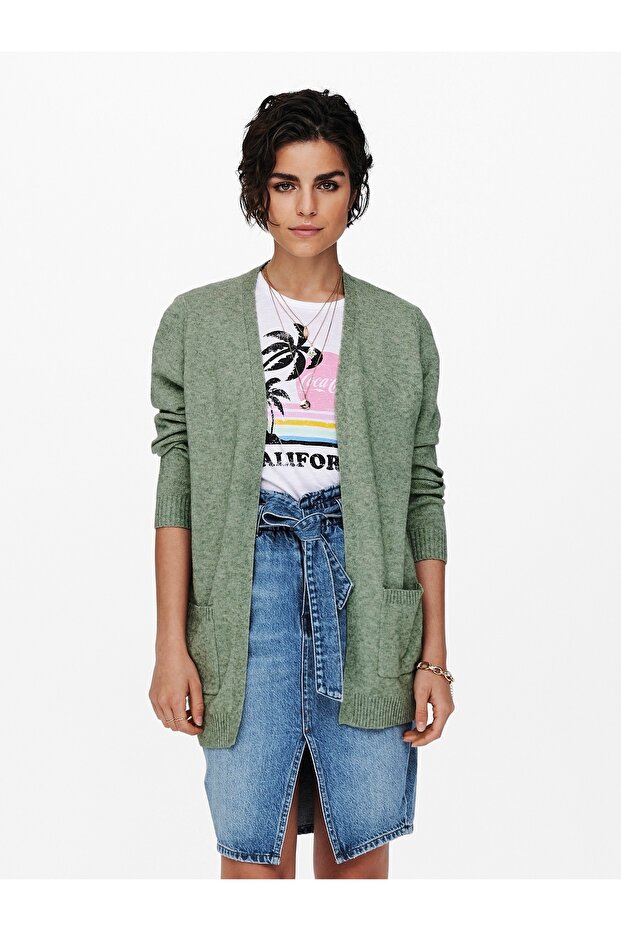 Long Knitted Cardigan 15174274