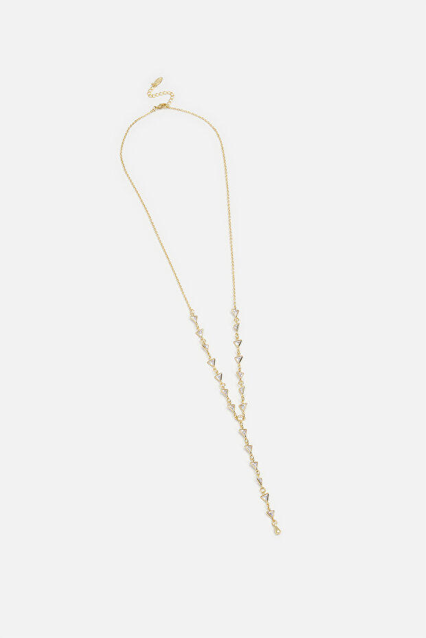 Üçgen Uçlu Kolye - 1