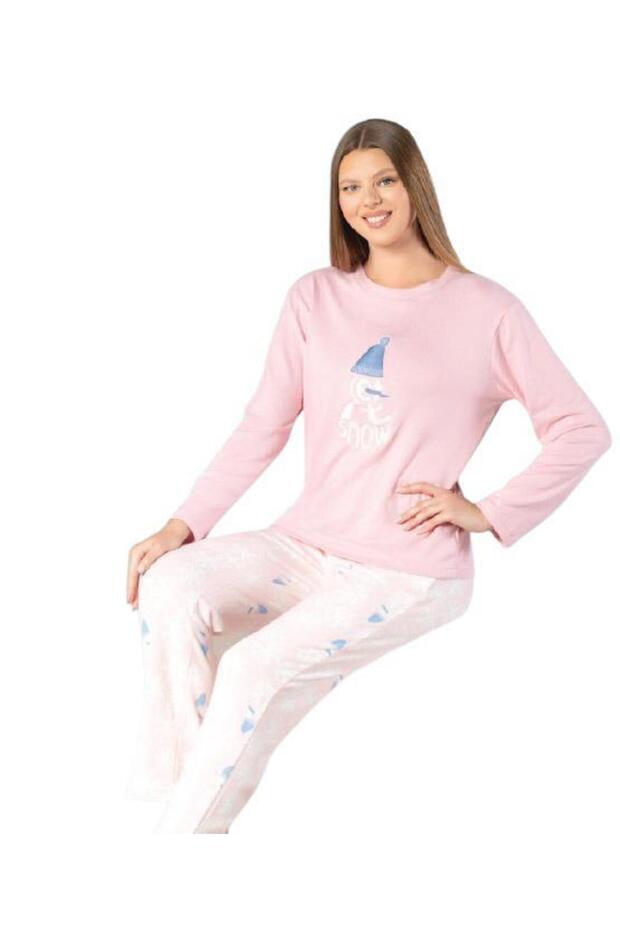 Pijahome Women's Winter Thermal Long Sleeve Pajama Set