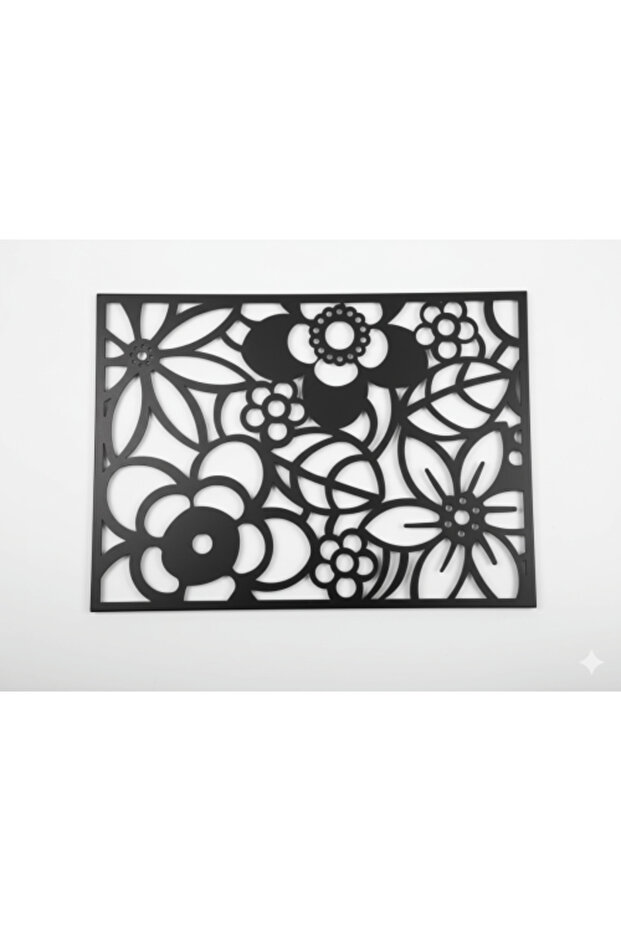 Metal Wall Panel with Modern Bouquet Design