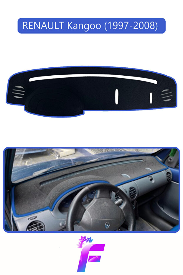 Renault Kangoo (1997-2008) Compatible Torpedo Cover | Anti-Reflection | Full Protection | Quick Assembly | J83