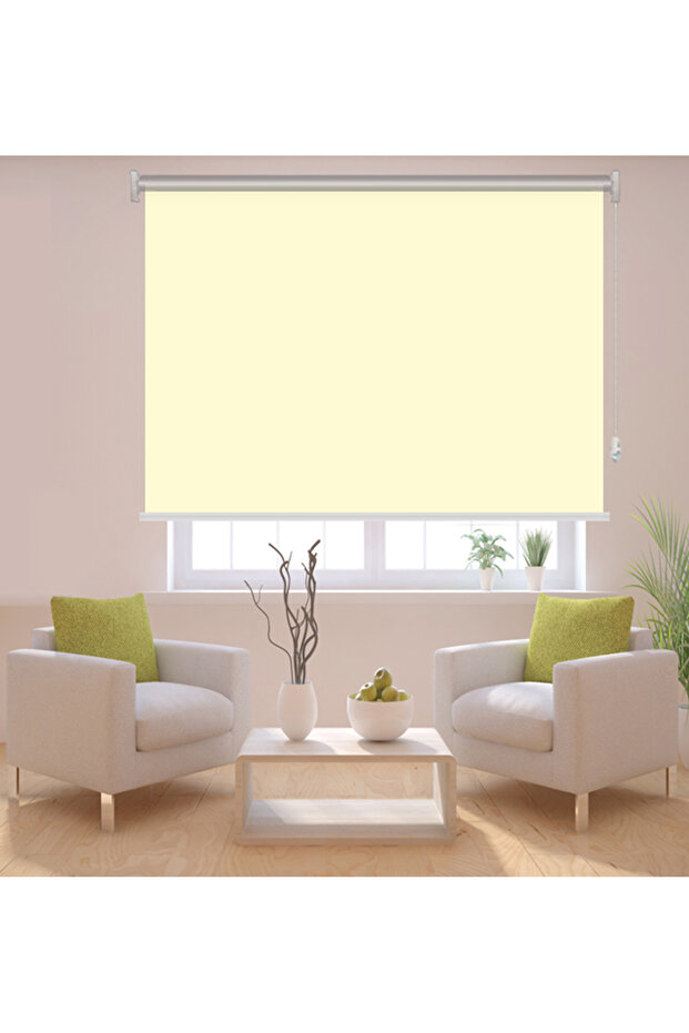 Roller blind 100% sun and heat insulating,