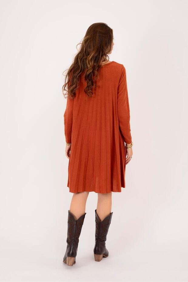 71653 PİLELİ TRİKO ELBİSE - 7