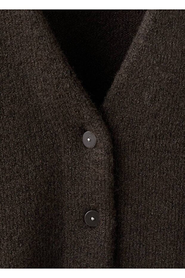 V yaka triko hırka - 7