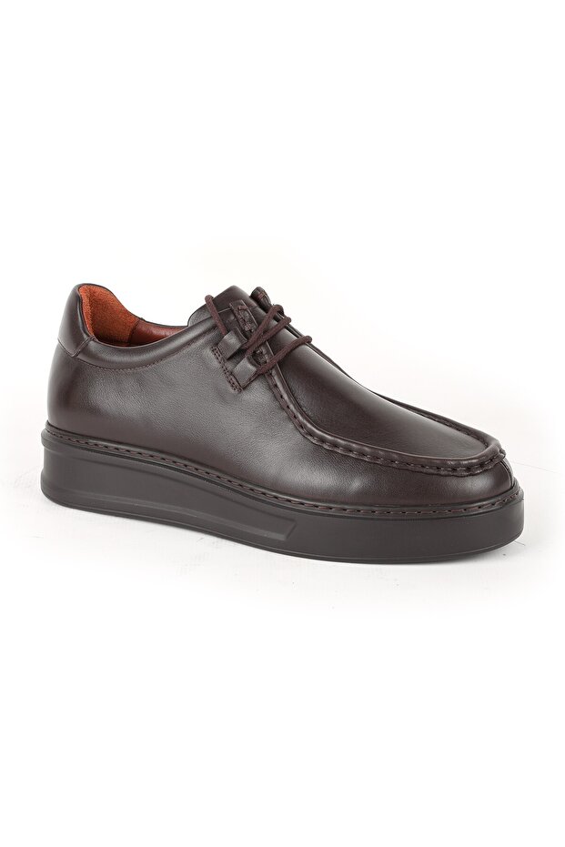 L5060 Men's Leather Casual Shoes Brown