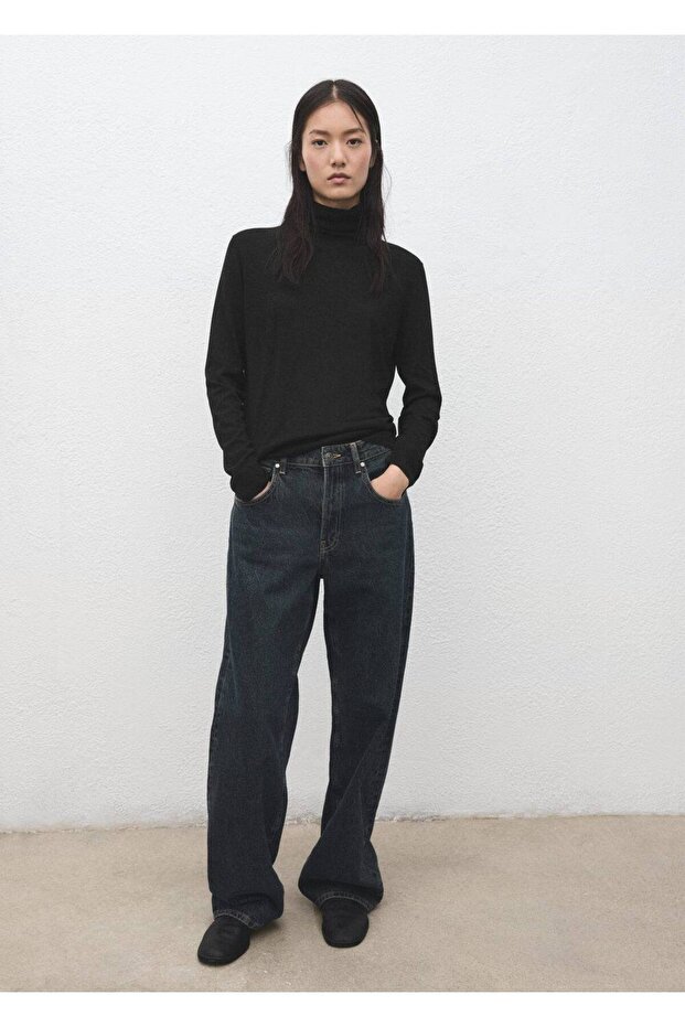 Balıkçı yaka triko kazak - 2