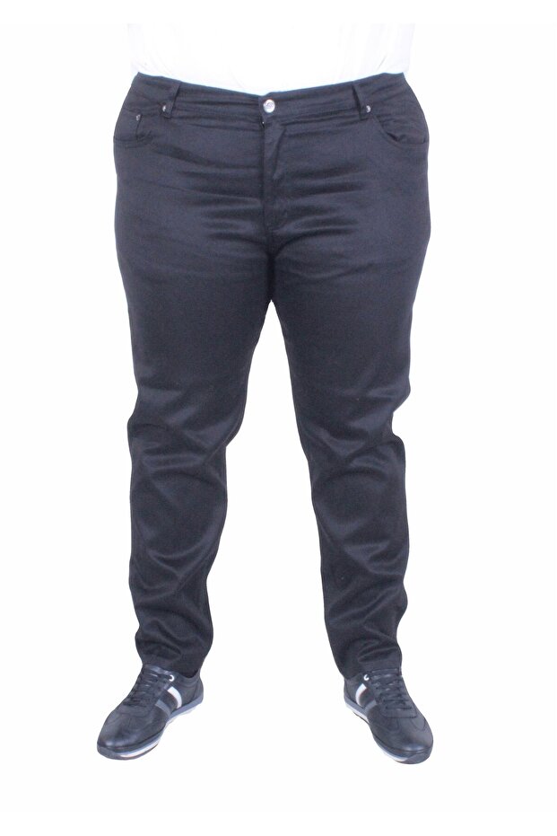 Big Size Classic 5 Pocket Pants Montana 11917 Black