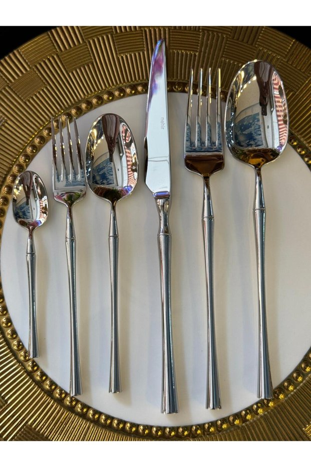 Nhr Marbella 72 Piece Simple 12 Person 18/10 Steel Cutlery Set (in Carton Box)