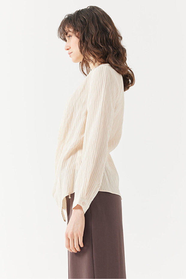 Kadın Bağlamalı Anvelop Bluz - 2