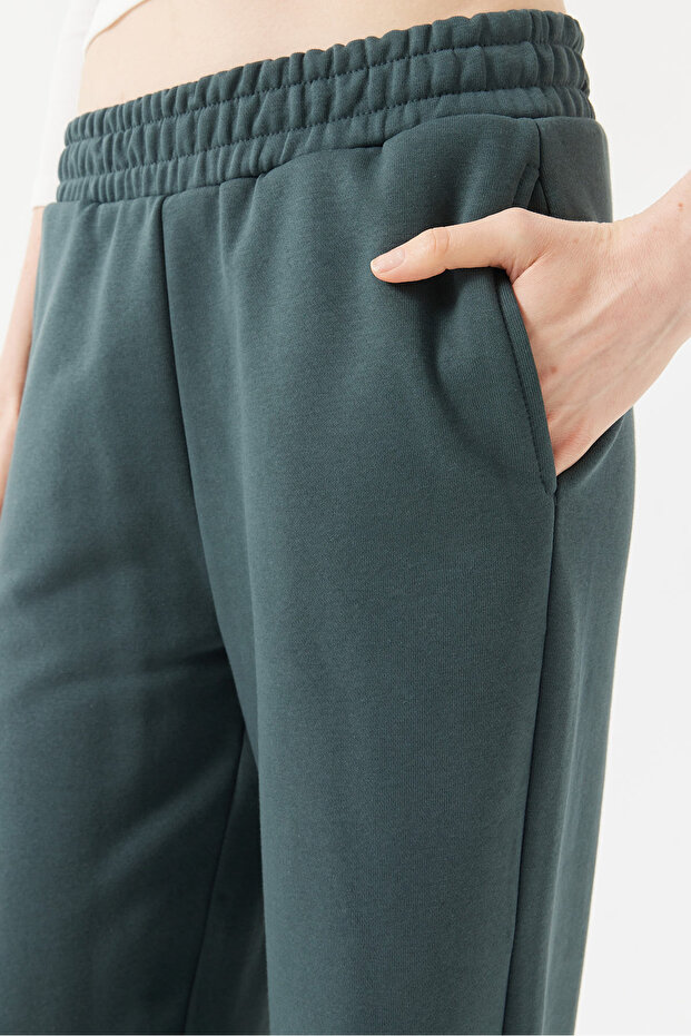 Kadın Beli Lastikli Basic Sweat Pantolon - 6