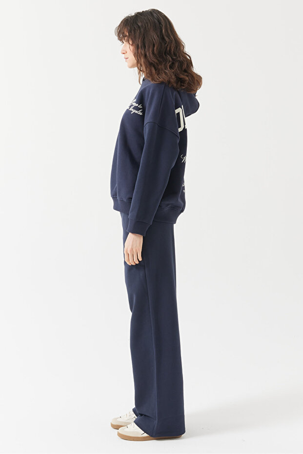 Kadın Beli Lastikli Basic Sweat Pantolon - 3