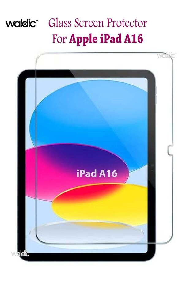 واقي شاشة زجاجي مقوى فائق الوضوح 9H لجهاز Apple iPad 2025 (الجيل الحادي عشر) A16 مقاس 10.9 بوصة - شفاف