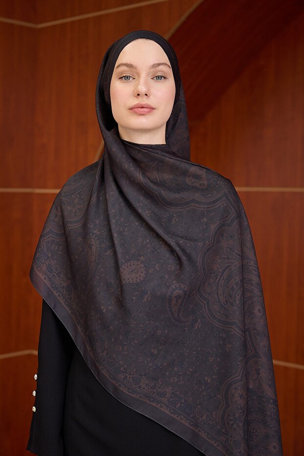 Winter Bloom Soft Şal - 2