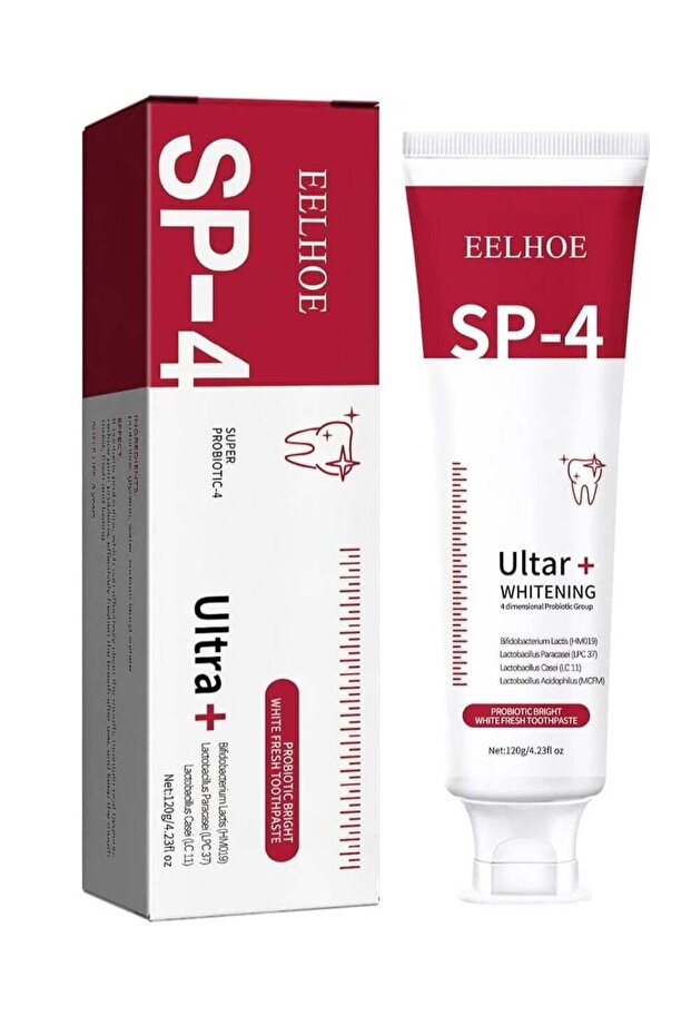 SP-4 Ultra+ Probiotic Whitening Toothpaste for Bright Teeth & Fresh Breath
