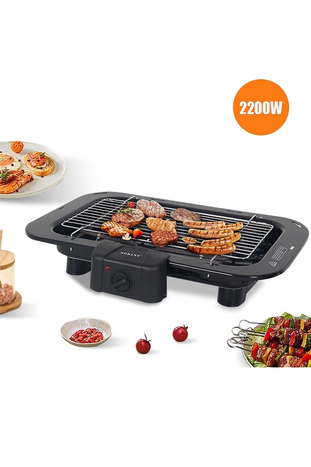 Electric Barbecue Grill 2200W SK-3574 Black