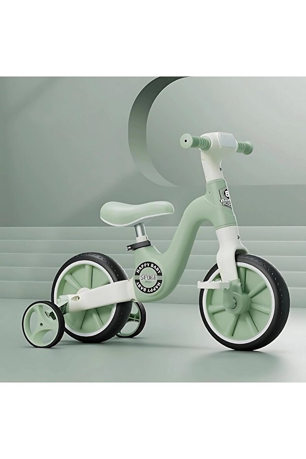 3-in-1 Convertible Kids Smart Tricycle/Bicycle/Balance Bike (Multicolor)