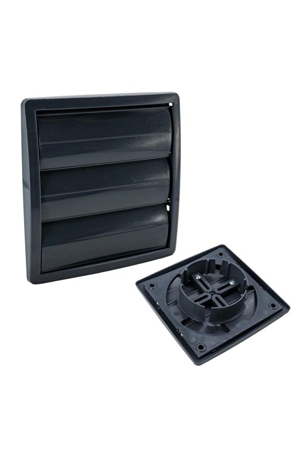 6462 Square Movable Aspirator Chimney Cover Wall Vent Adjustable (Smoked)