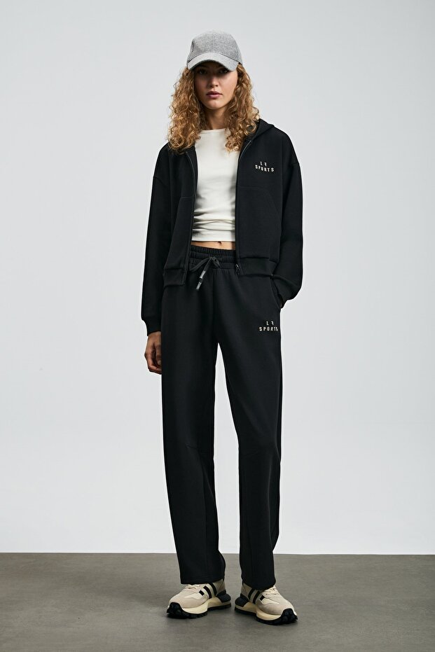 122050009 Ada Örme Kadın Eşofman Altı SİYAH - 5